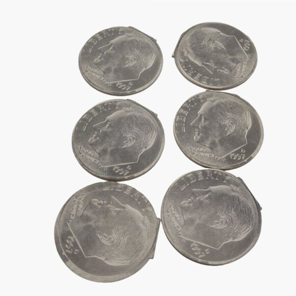 Note Pads Memo Coin Shaped Quarter Nickel Dime Pen lot 24 - Picture 9 of 16